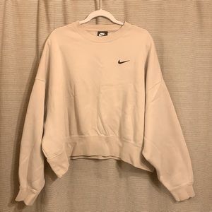 Nike phoenix cropped fleece sweatshirt